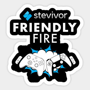 Stevivor's Friendly Fire Show (2021 logo) Sticker